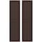 Ekena Millwork Americraft 4-Board Exterior Wood 2 Equal Panel Framed Board-n-Batten Shutters, ARW101BF414X78TBH, PR ARW101BF414X78TBH - alternate 1
